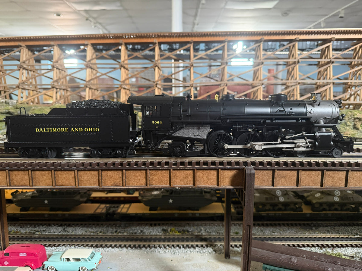 MTH 20-3984-1 - Premier - 4-6-2 USRA Heavy Pacific Steam Engine "Baltimore & Ohio" #5064 (Black) w/ PS3 - Custom Run for MrMuffin'sTrains