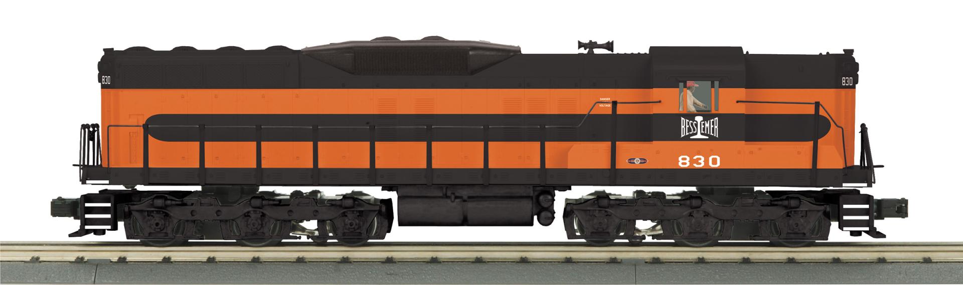 MTH 30-21345-1 - SD-9 Diesel Engine "Bessemer & Lake Erie" #830 w/ PS3