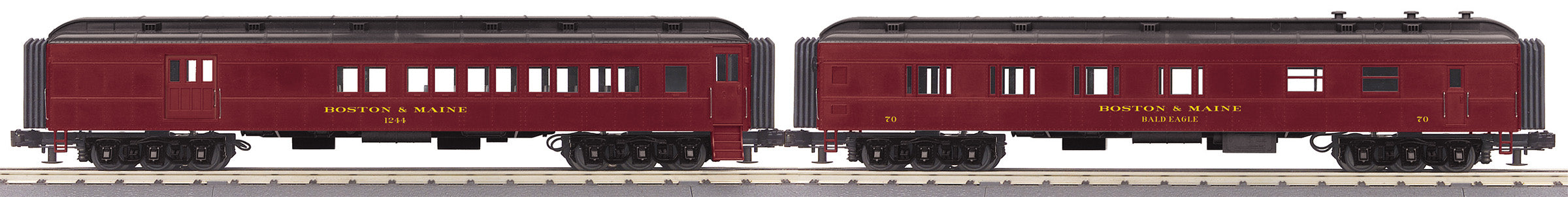 MTH 30-69358 - 60' Madison Combo/Diner Set "Boston & Maine" (2-Car)