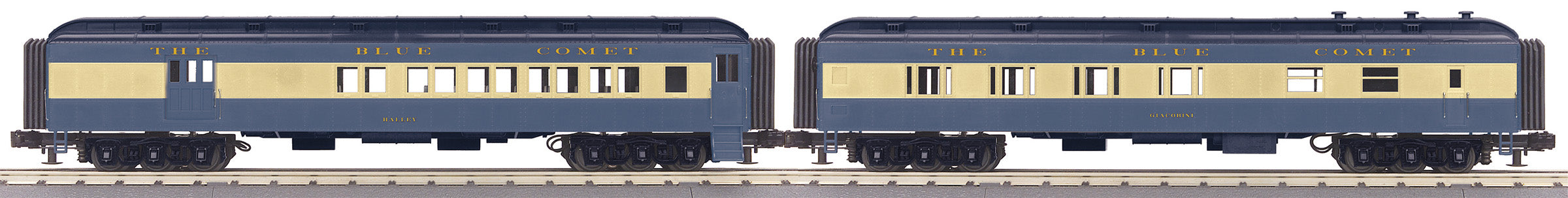 MTH 30-69364 - 60' Madison Combo/Diner Set "Jersey Central" (Blue Comet) 2-Car