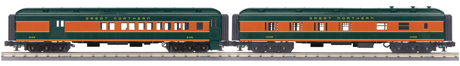 MTH 30-69386 - 60' Madison Combo/Diner Set "Great Northern" (2-Car)