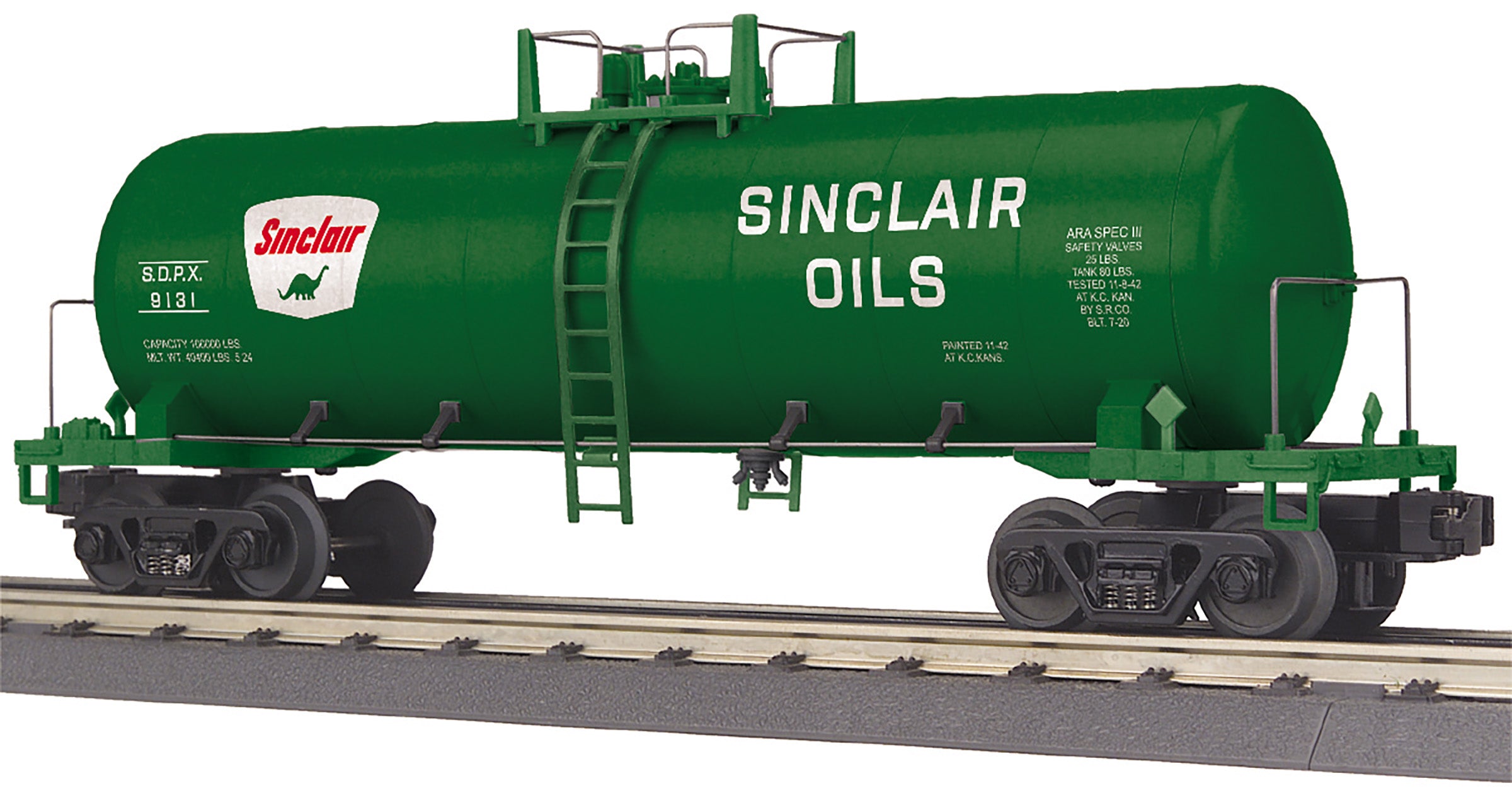 MTH 30-73637 - Modern Tank Car "Sinclair" #9131