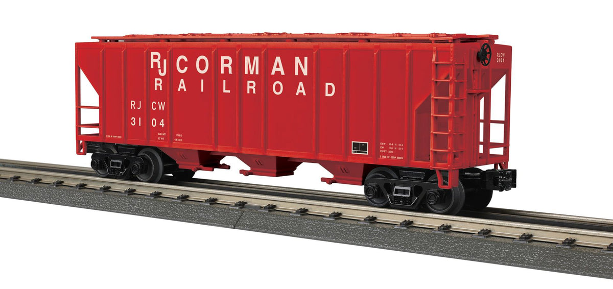 MTH 30-75773 - RailKing - Ps-2 Discharge Hopper Car "RJ Corman" #3104