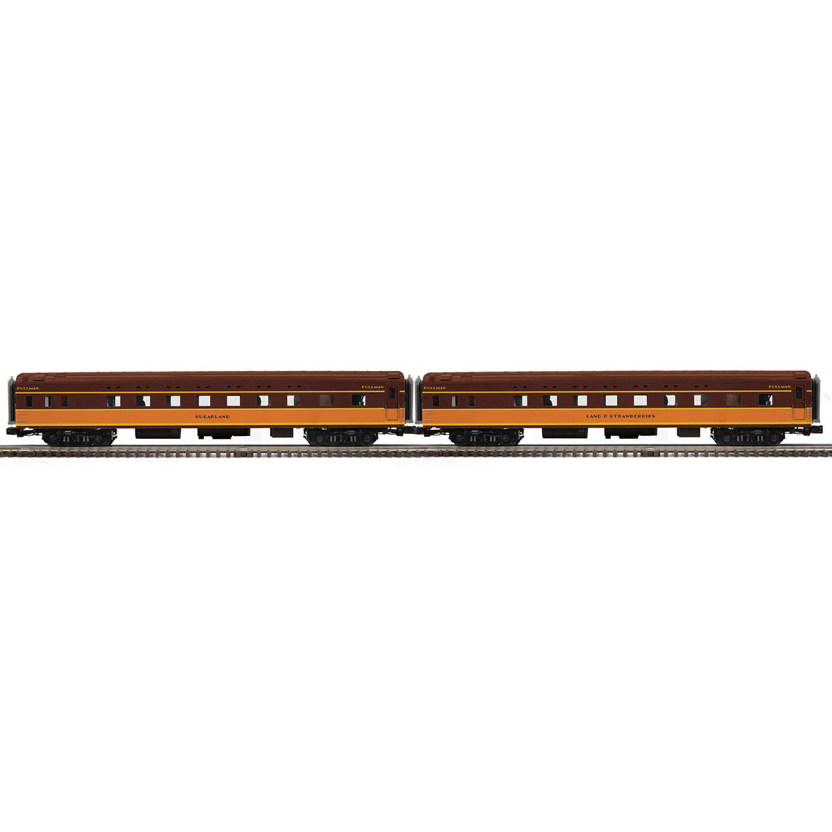 Atlas O 3001953 - Premier - 70' Streamlined Passenger Car Set "Illinois Central" (2-Car)