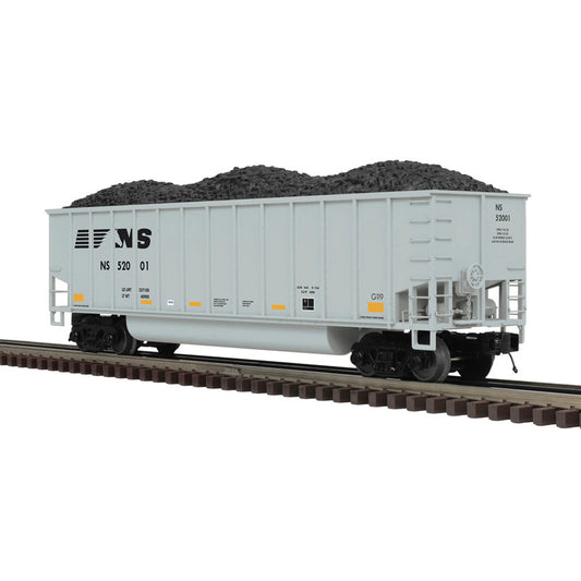 Atlas O 3003080 - Premier - Coalporter Hopper Car "Norfolk Southern" (Horsehead) 4-Car - MrMuffin'sTrains
