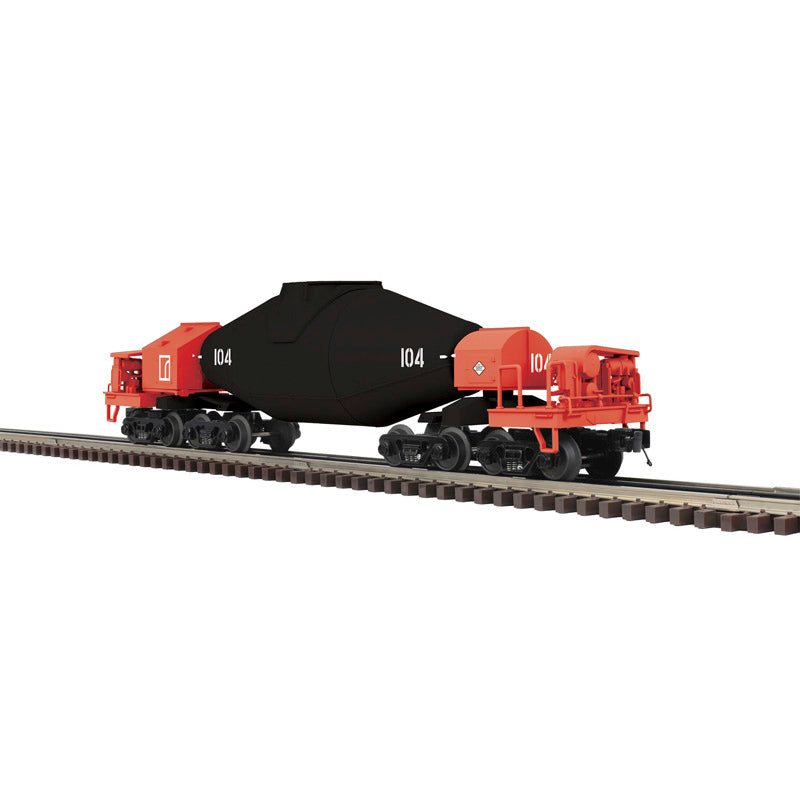Atlas O 3007114 - Premier - Hot Metal Car "Rouge Steel" w/ Flickering Load - MrMuffin'sTrains