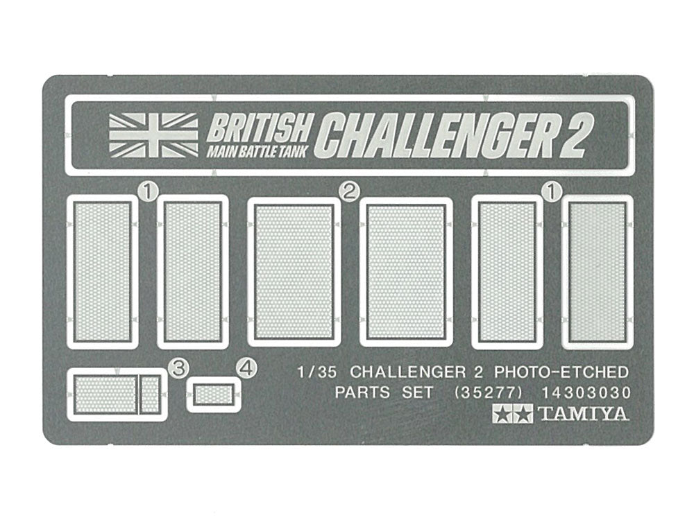 Tamiya 35277 - Challenger 2 Photo-Etched Parts Set - 1/35 Scale Model Kit