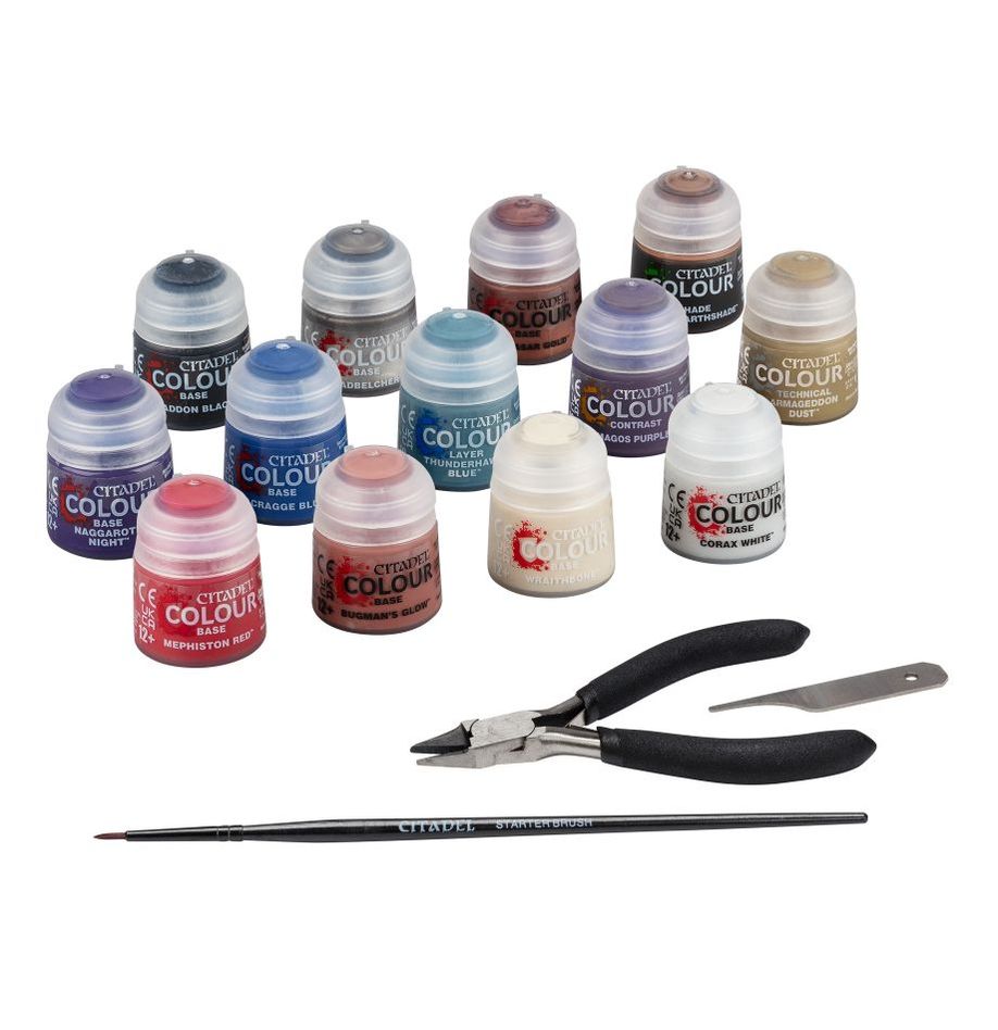 Games Workshop 60-12 - Warhammer 40,000 - Paints + Tools Set