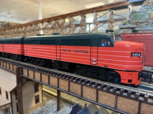 Lionel 2533961 - Legacy FA-2 AA Diesel Set "New Haven" #0404/0406 - Custom Run for MrMuffin'sTrains - MrMuffin'sTrains