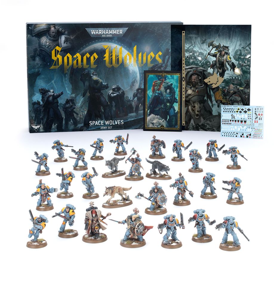 Games Workshop 53-33 - Warhammer 40,000 - Space Wolves: Army Set