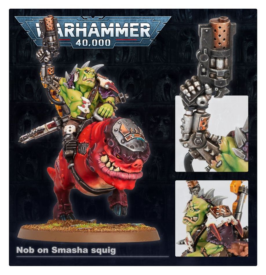 Games Workshop 50-54 - Warhammer 40,000 - Orks: Squighog Boyz