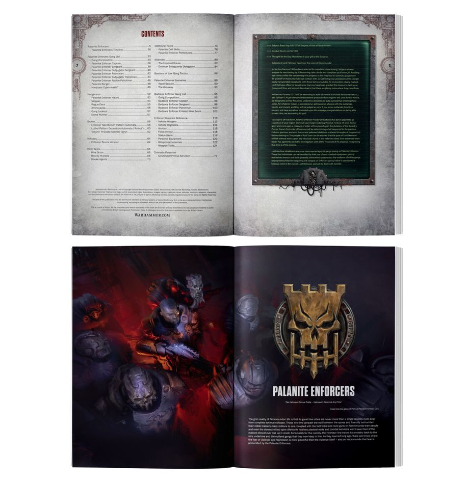 Games Workshop 301-48 - Necromunda - Palanite Enforcers: Bastions of Law