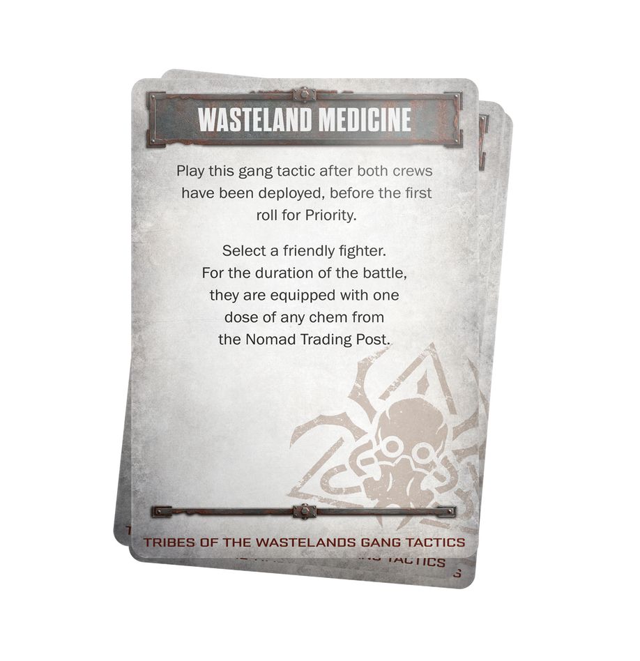 Games Workshop 301-47 - Necromunda - Ash Waste Nomads: Tribes of the Wastelands Tactics Cards