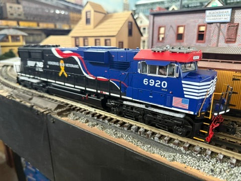 MTH 20-21957-1 - SD60E Diesel Engine "Norfolk Southern" #6920 w/ PS3 (Honoring Veterans)