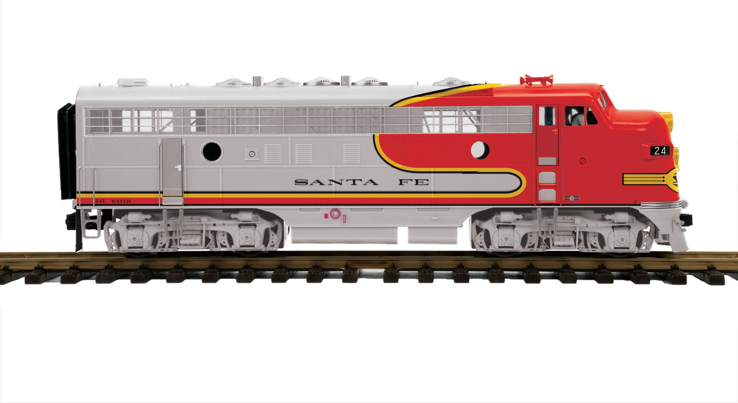 MTH G 70-2177-1 - F-3 A Diesel "Santa Fe" #24 w/ PS3