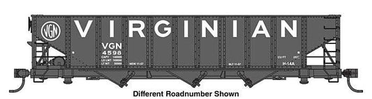Walthers HO 910-56732 - Mainline - 70-Ton AAR 3-Bay Open Hopper "Virginian" #4842