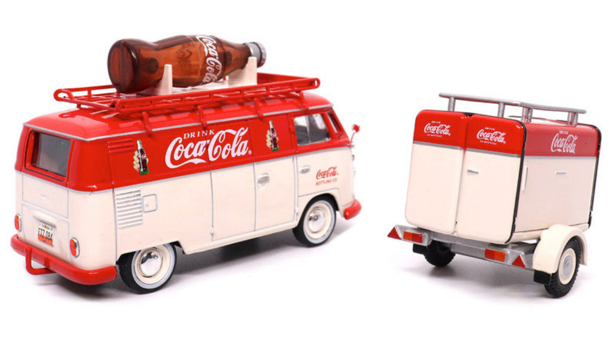 Atlas O 820064 - 1960 Volkswagen Kombi T1 w/ Trailer "Coca-Cola" 1/43