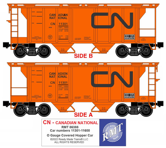 Ready Made Trains RMT-86388 - 2-Bay Covered Hopper Car "Canadian National"