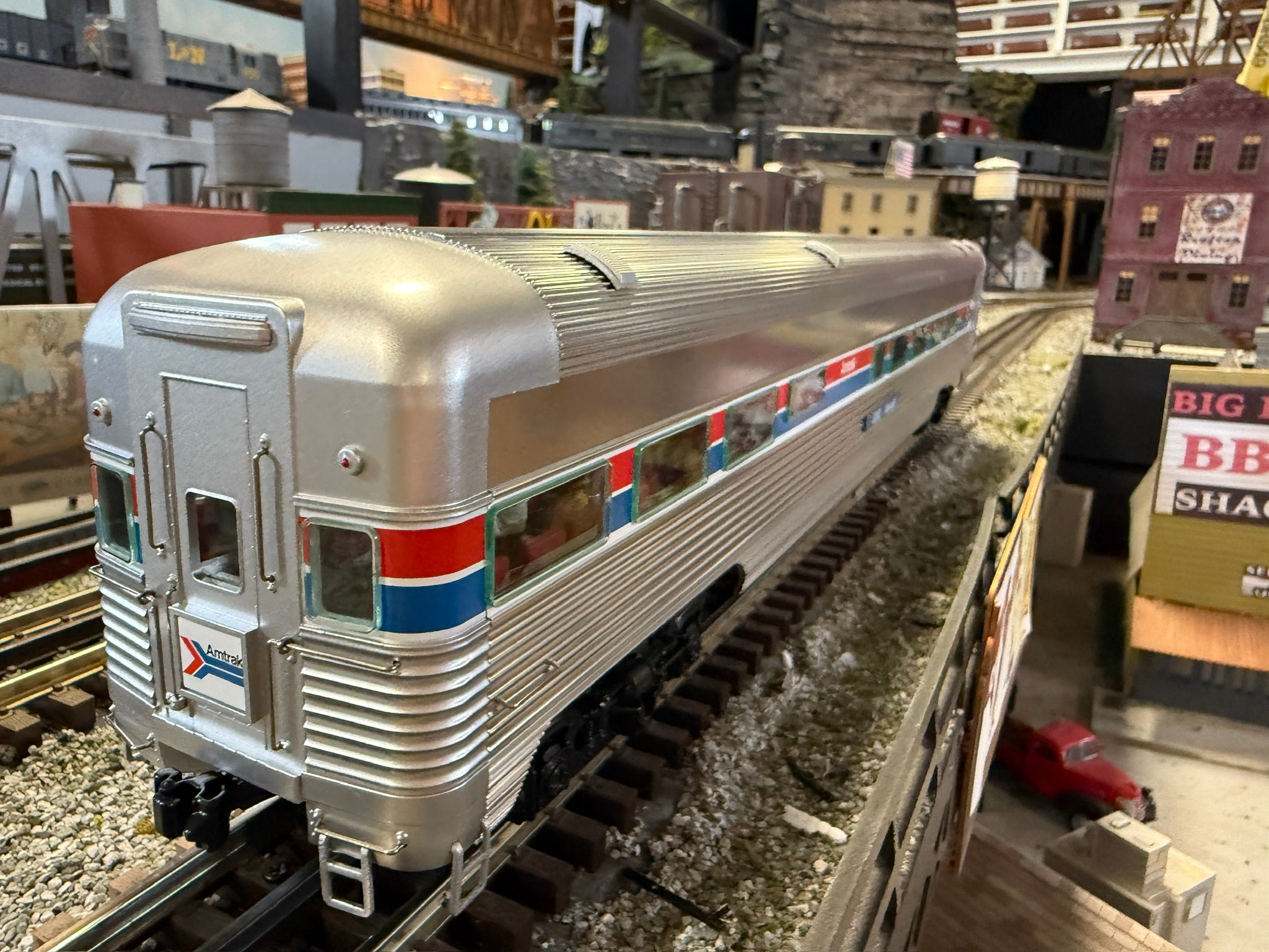 Lionel 2527160 - 18" Aluminum Passenger Car Set "Amtrak" (4-car) Phase I