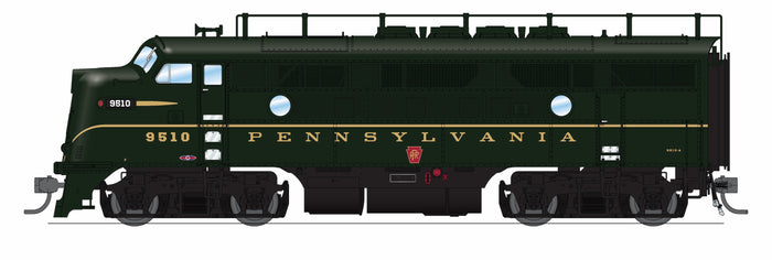 Broadway Limited Imports HO 9673 - EMD F3A/B Diesel Locomotive Set "Pennsylvania" #9510A, 9510B (Single Stripe, Brunswick Green) DC/Stealth