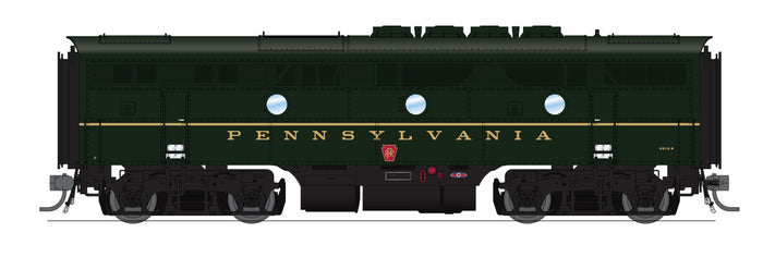 Broadway Limited Imports HO 9673 - EMD F3A/B Diesel Locomotive Set "Pennsylvania" #9510A, 9510B (Single Stripe, Brunswick Green) DC/Stealth