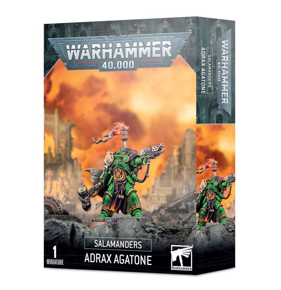 Games Workshop 55-17 - Warhammer 40,000 - Salamanders: Adrax Agatone - MrMuffin'sTrains