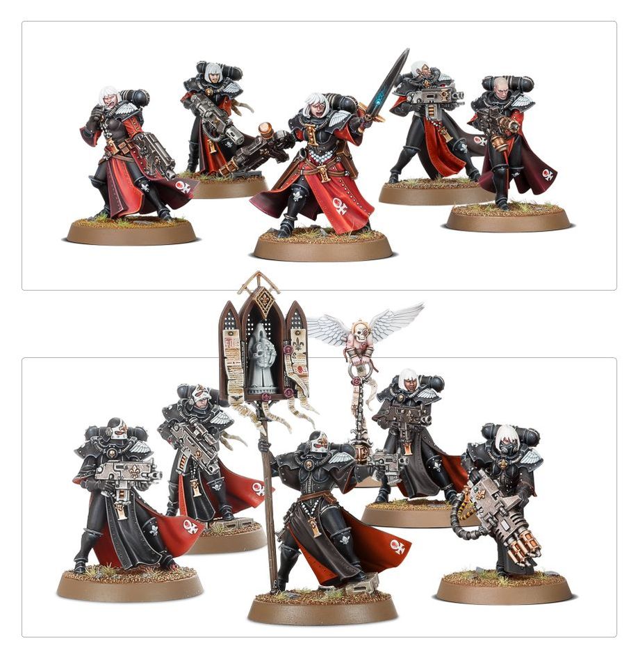 Games Workshop 52-20 - Warhammer 40,000 - Adepta Sororitas: Battle Sisters Squad