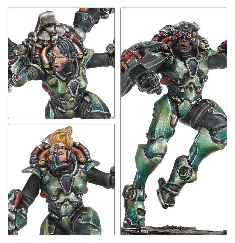 Games Workshop 301-44 - Necromunda - Malcadon, Yeld, and Jakara Spyre Hunters