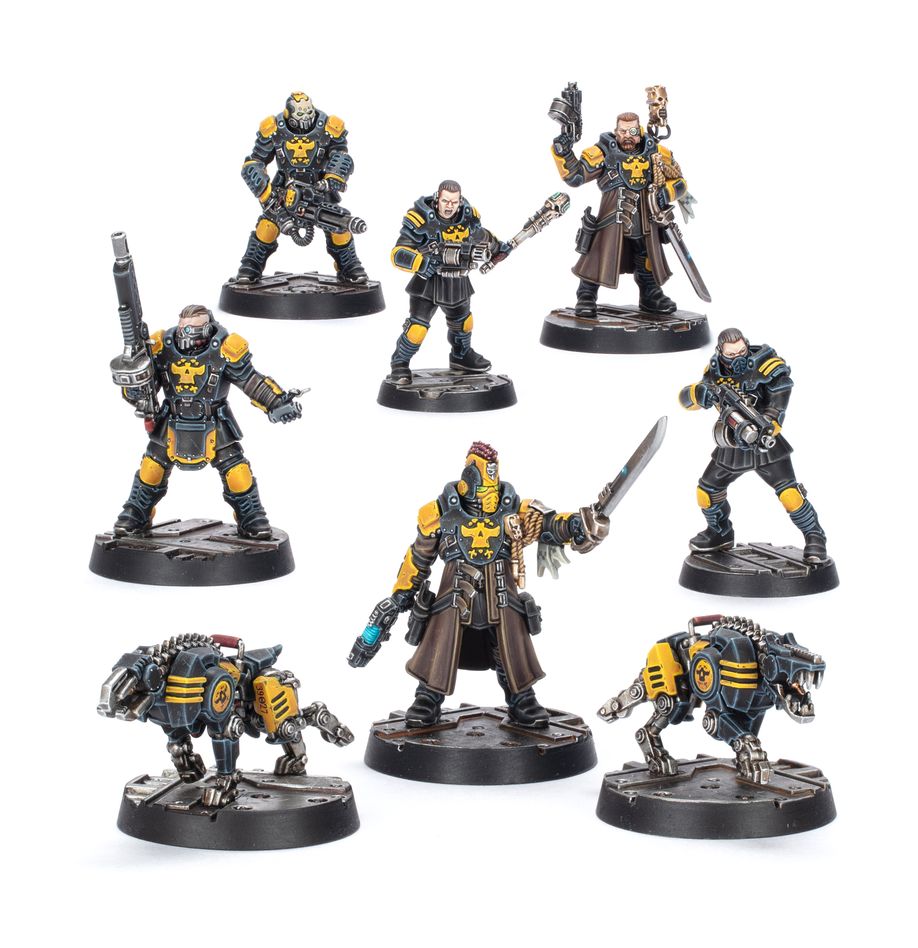 Games Workshop 301-59 - Necromunda - Palanite Enforcers: Captains & Sergeants