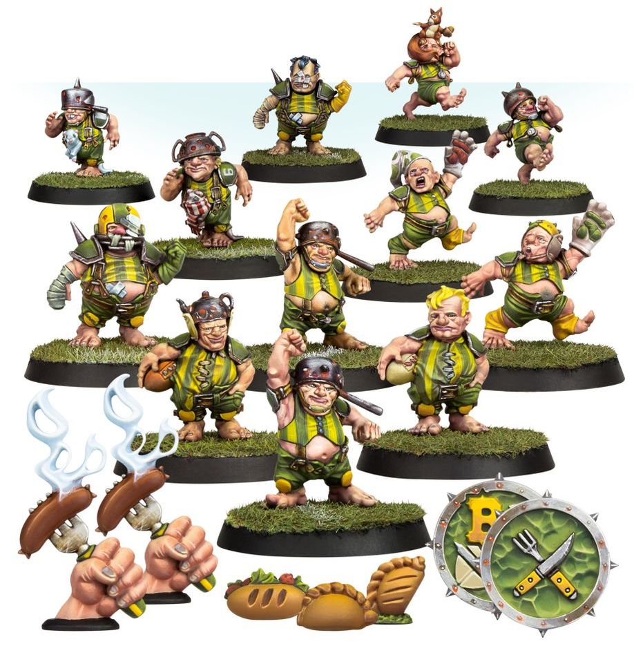 Games Workshop 200-65 - Blood Bowl - Halfling Team: Greenfield Grasshugers