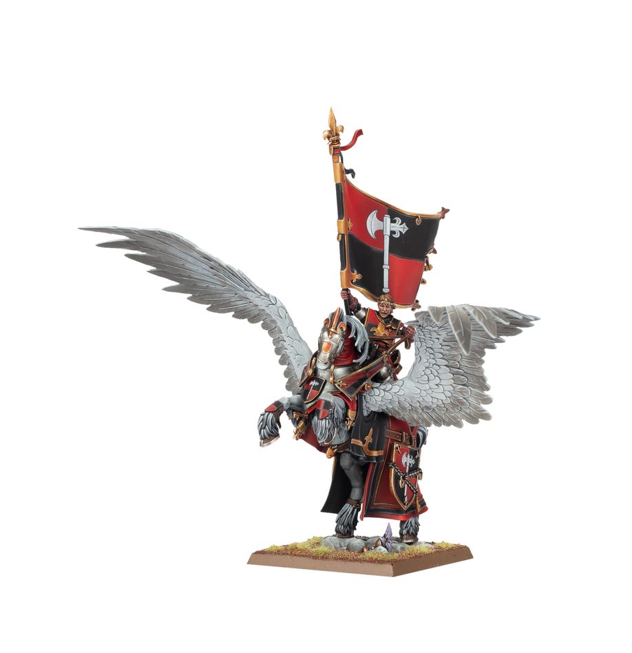 Games Workshop 06-07 - Warhammer: The Old World - Kingdom of Bretonnia: Battle Standard On Royal Pegasus