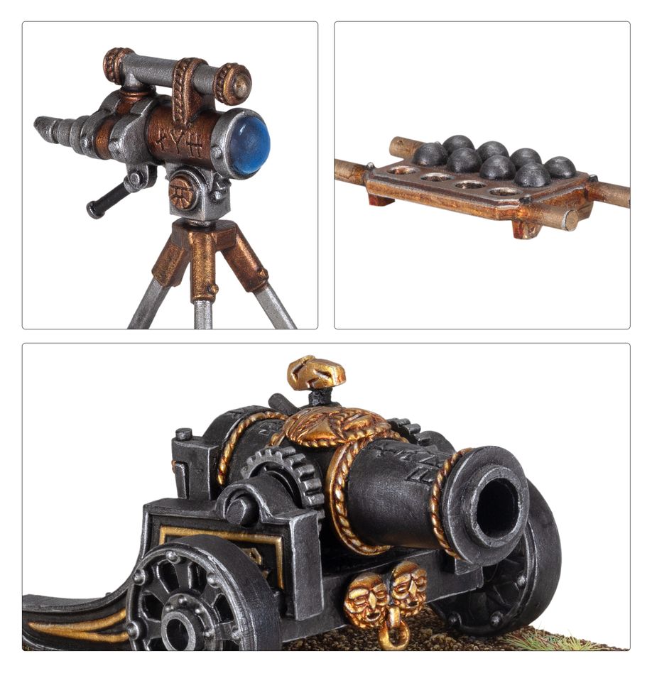 Games Workshop 10-14 - Warhammer: The Old World - Dwarfen Mountain Holds: Dwarf Cannon & Organ Gun