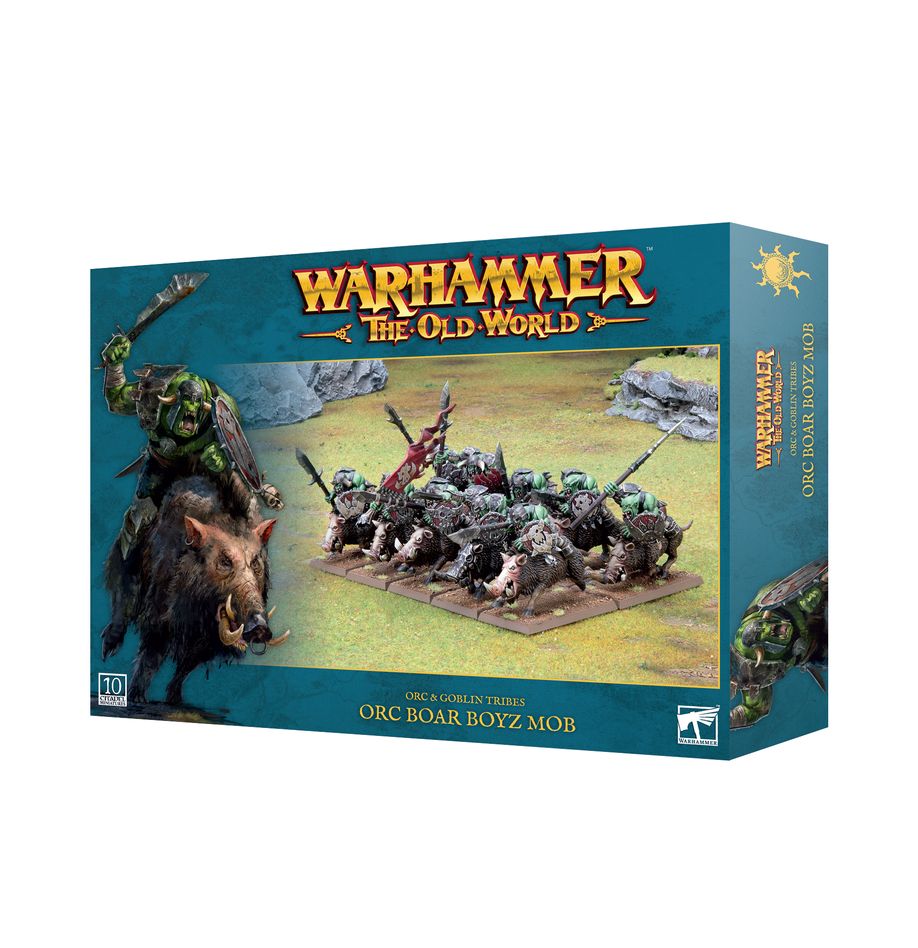 Games Workshop 09-06 - Warhammer: The Old World - Orc & Goblin Tribes: Orc Boar Boyz Mob