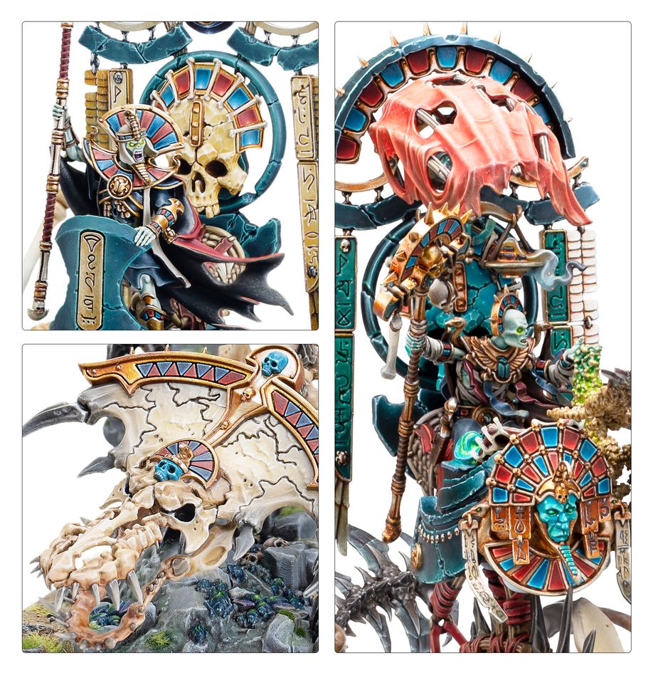 Games Workshop 07-08 - Warhammer: The Old World - Tomb Kings of Khemri: Tomb King On Necrolith Bone Dragon