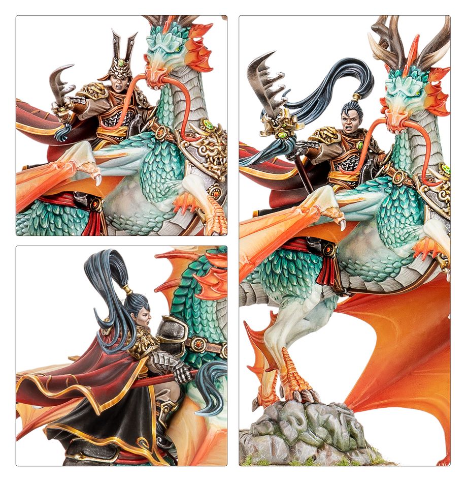 Games Workshop 06-207 - Warhammer: The Old World - Grand Cathay: Shugengan Lord on Great Spirit Longmar