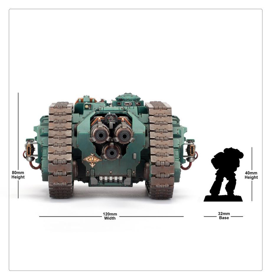 Games Workshop 31-62 - Horus Heresy - Legiones Astartes: Cerberus Heavy Tank Destroyer