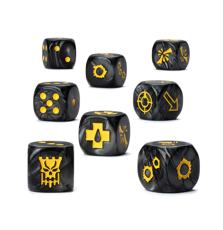 Games Workshop 301-51 - Necromunda - Palanite Enforcers: Bastions of Law Gang Dice
