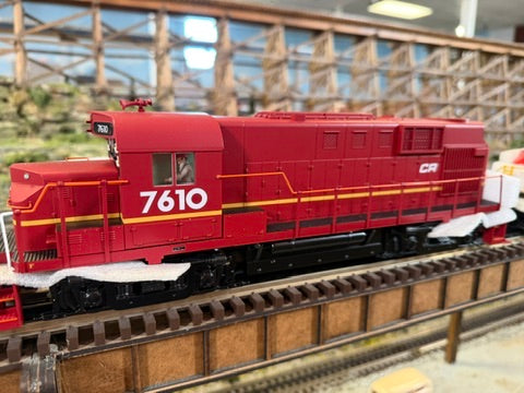 MTH 20-22063-1 - Premier - RS-11 Low Hood Diesel Engine "Conrail" #7610 w/ PS3