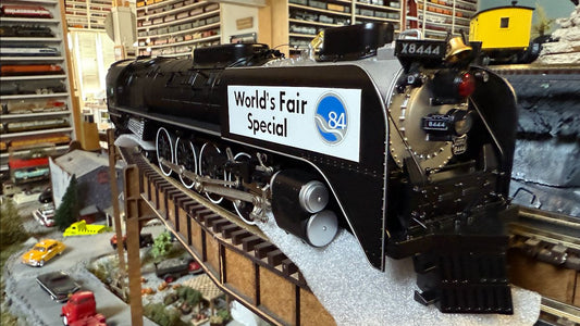 MTH 20-3970-1 - Premier - FEF 4-8-4 Northern Steam Engine "Union Pacific" #8444 w/ PS3 (World's Fair Edition)
