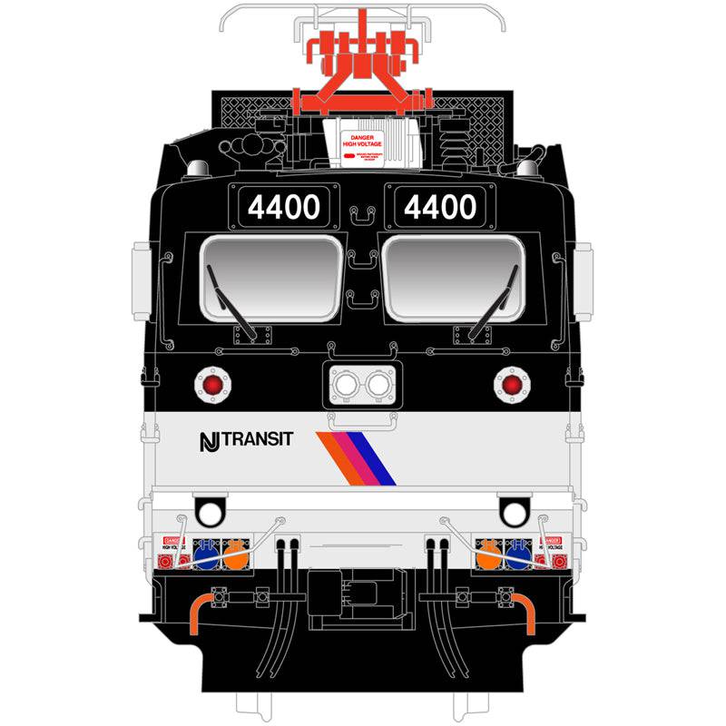 Atlas HO 10004654 - Master - Gold - ALP-44 Electric Locomotive "NJ Transit" #4400