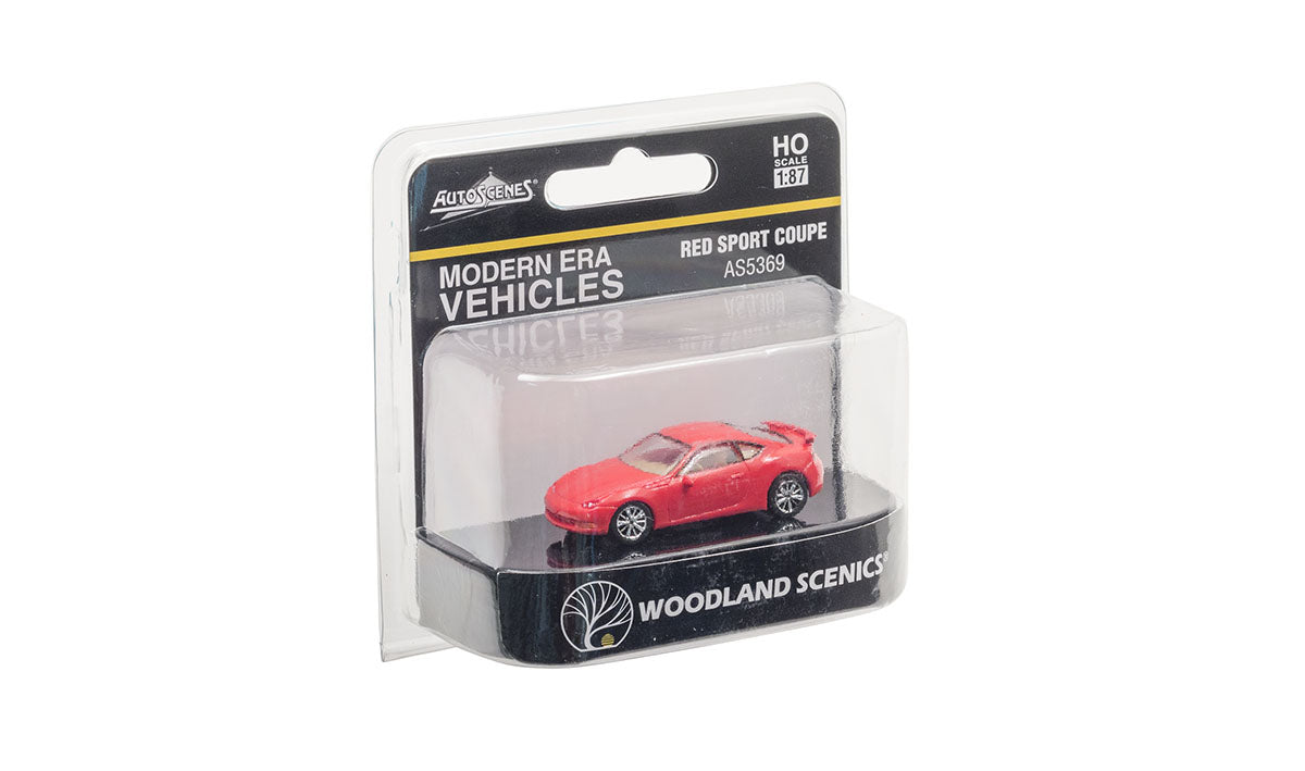 Woodland Scenics HO AS5369 - Red Sport Coupe