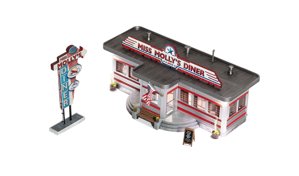 Woodland Scenics HO BR5066 - Miss Molly's Diner