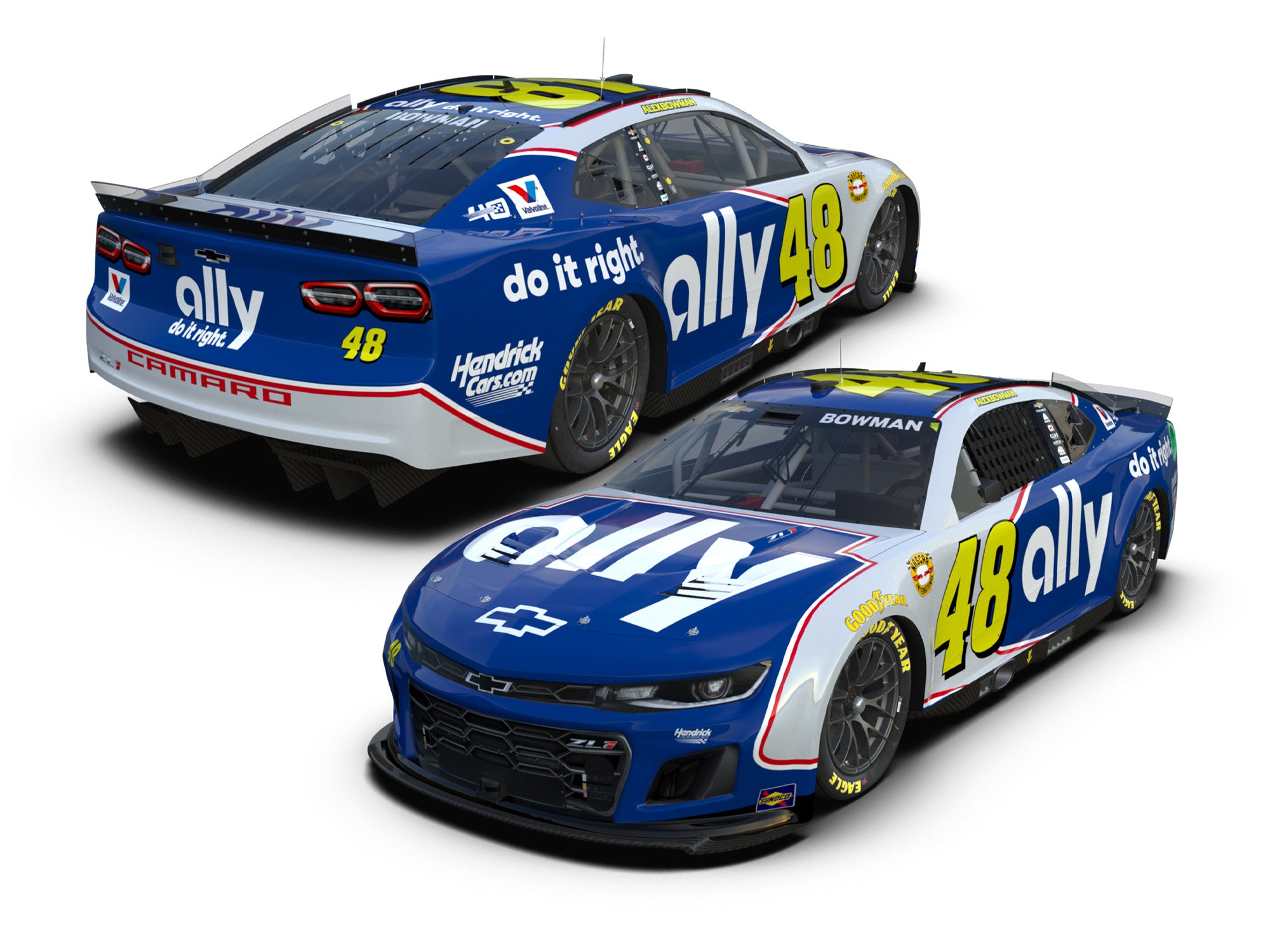Lionel Racing - NASCAR Cup Series 2024 - Alex Bowman - #48 Ally Throwback