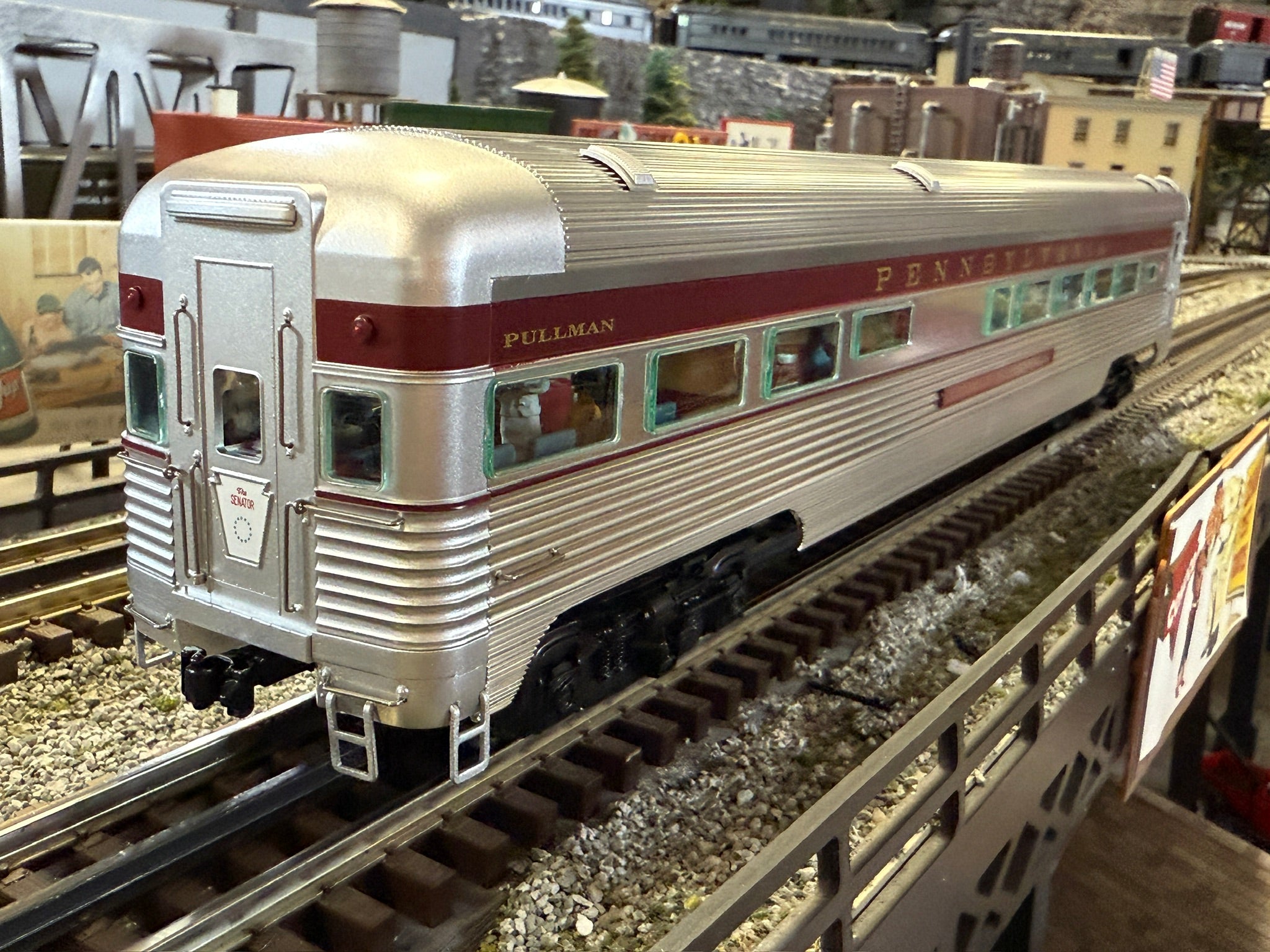 Lionel 2527090 - 18" Aluminum Passenger Car Set "Pennsylvania" (4-Car) Senator