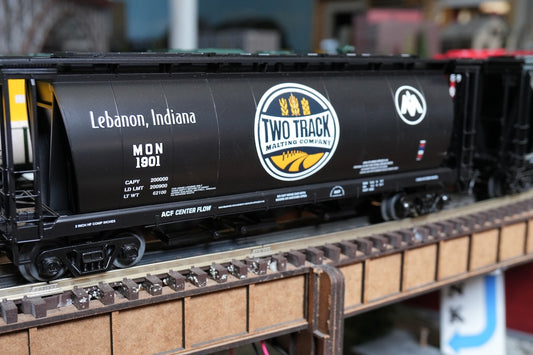 MTH 20-96884 - Premier - 3-Bay Cylindrical Hopper Car "Two Track” #1901 (Monon) - Custom Run for MrMuffin'sTrains