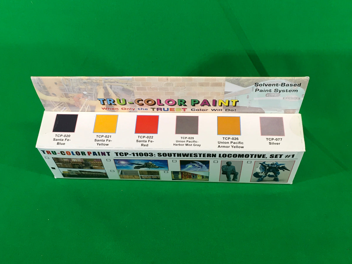 Tru-Color Paint - TCP-11003 - Southwestern Locomotive Set #1 (Solvent-Based Paint) - MrMuffin'sTrains