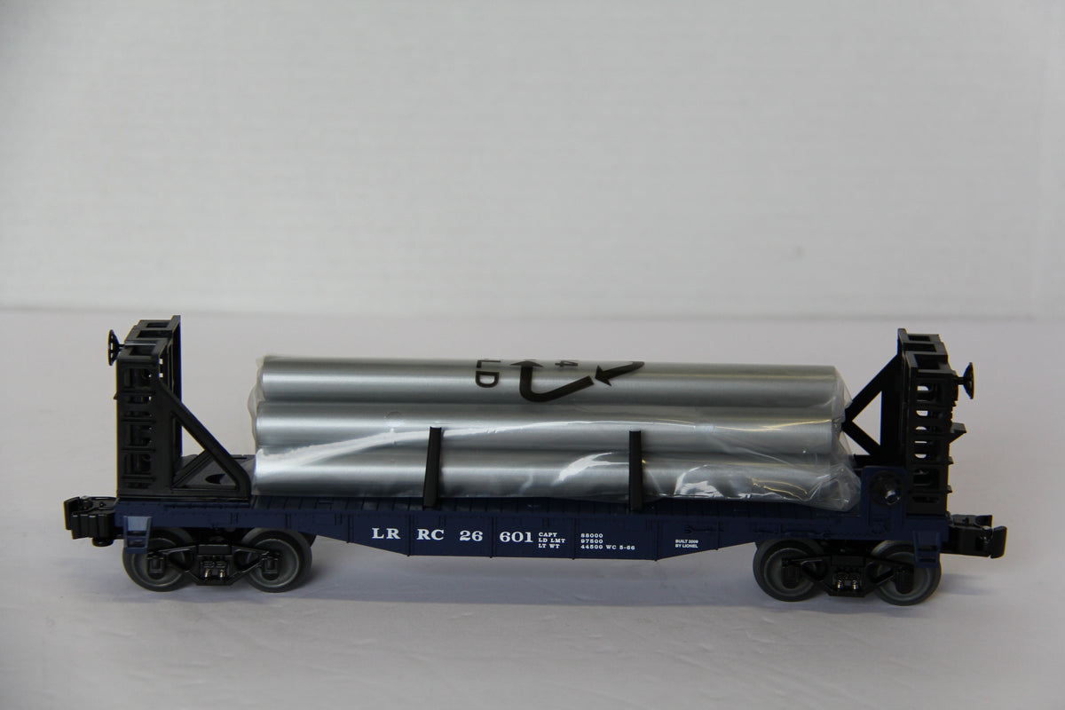Lionel 6-26601 LRRC Flatcar with Pipes-Second hand-M7797
