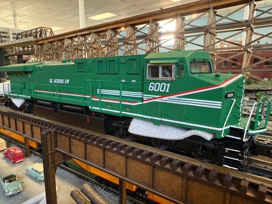 MTH 20-21881-1 - AC6000 Diesel Engine "G.E. Demonstrator" #6001 w/ PS3 - MrMuffin'sTrains