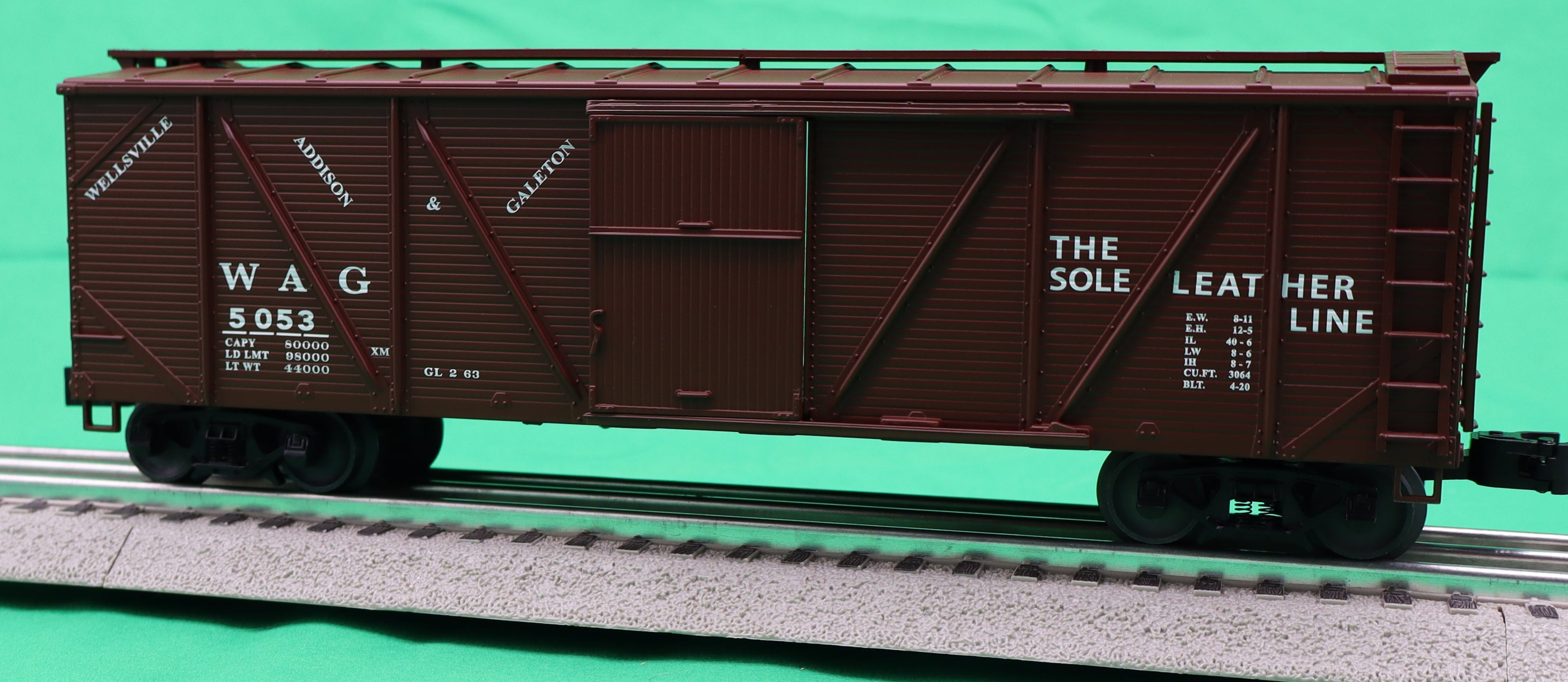 Lionel 2442192 - Single Sheathed Boxcar "Wellsville Addison & Galeton" #5053
