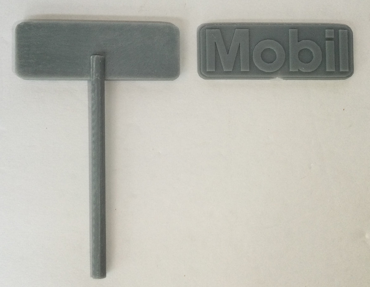 Phoenix Precision Models PPM-33646 - Gas Station Sign: Mobil